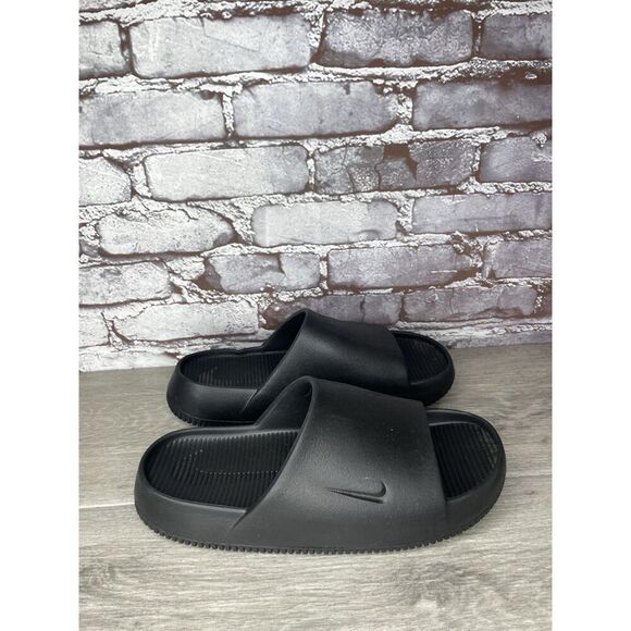 Nike Calm Slides Black Rubber Sandals Men’s Sz 10M US/43EU Women 11US FD4116-001 main image 5